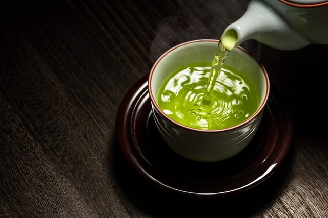 Hot Green Tea.