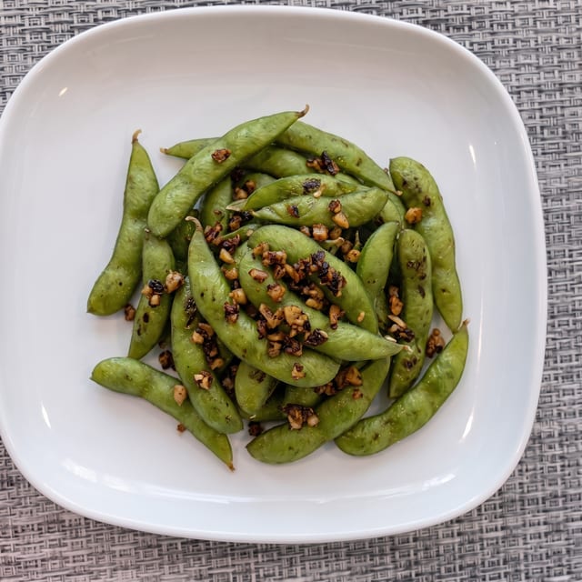 Garlic Edamame.