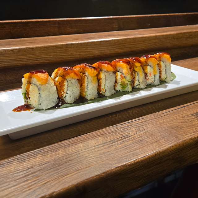Baked Salmon Roll.