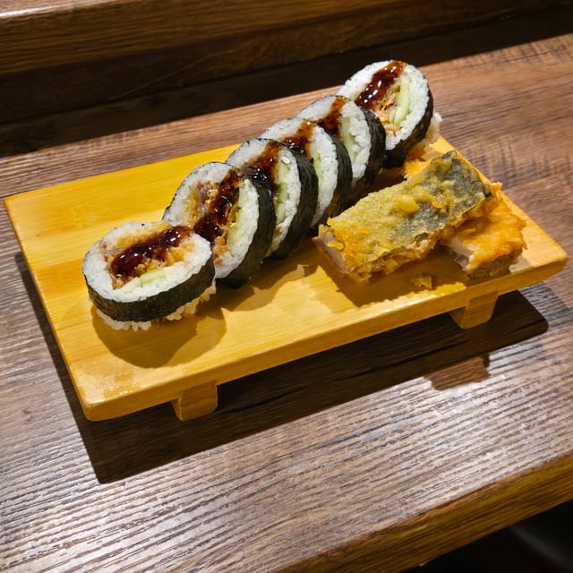 Salmon Skin Rolls.