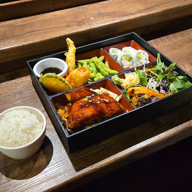 Salmon Teriyaki Bento.